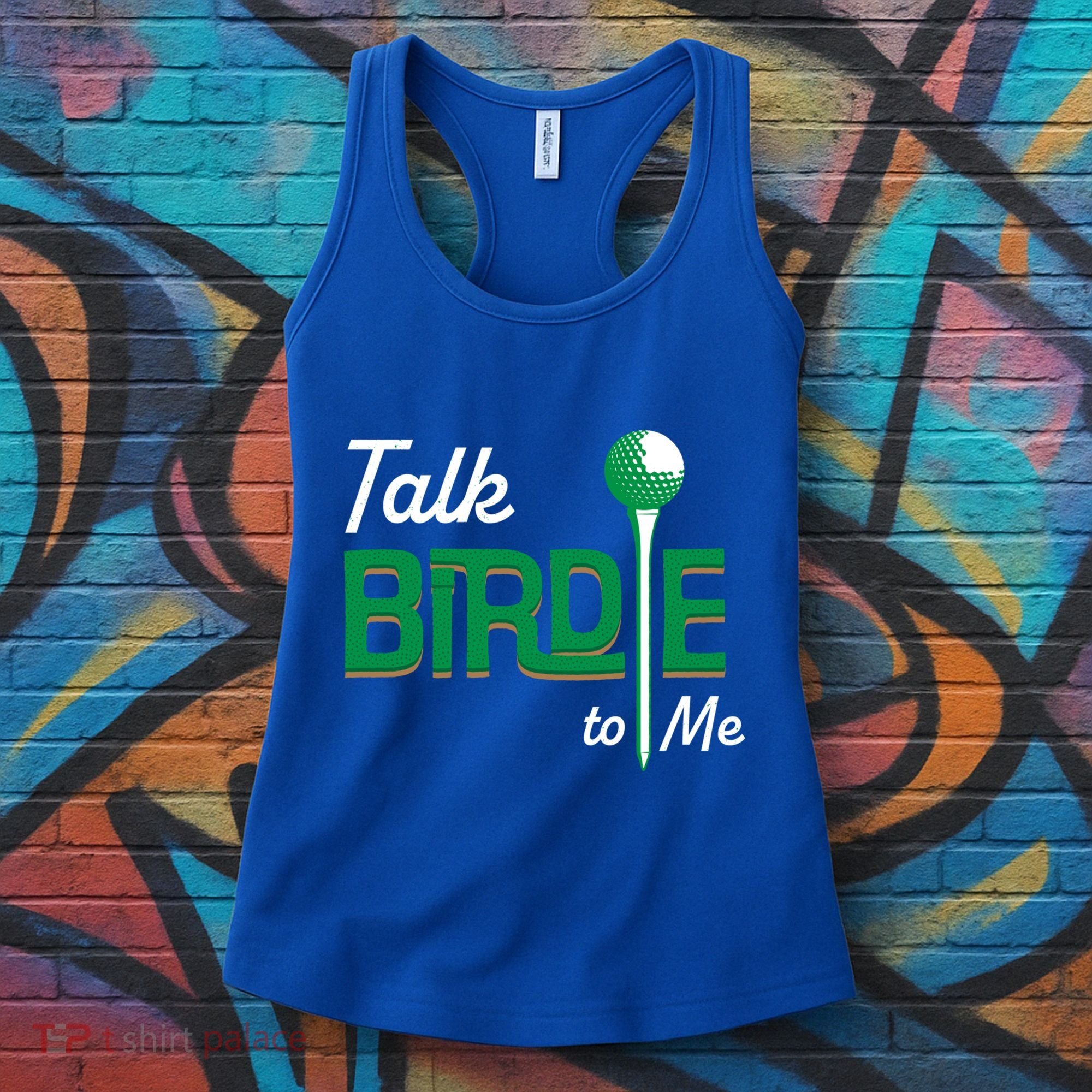 Funny Golf Gift Talk Birdie To Me Gift Women's Tank Top