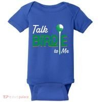 Funny Golf Gift Talk Birdie To Me Gift Baby Bodysuit thumb 0