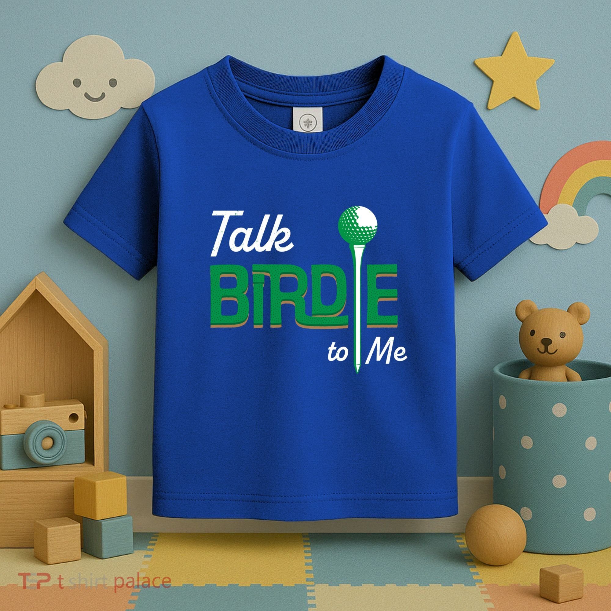 Funny Golf Gift Talk Birdie To Me Gift Toddler T-Shirt