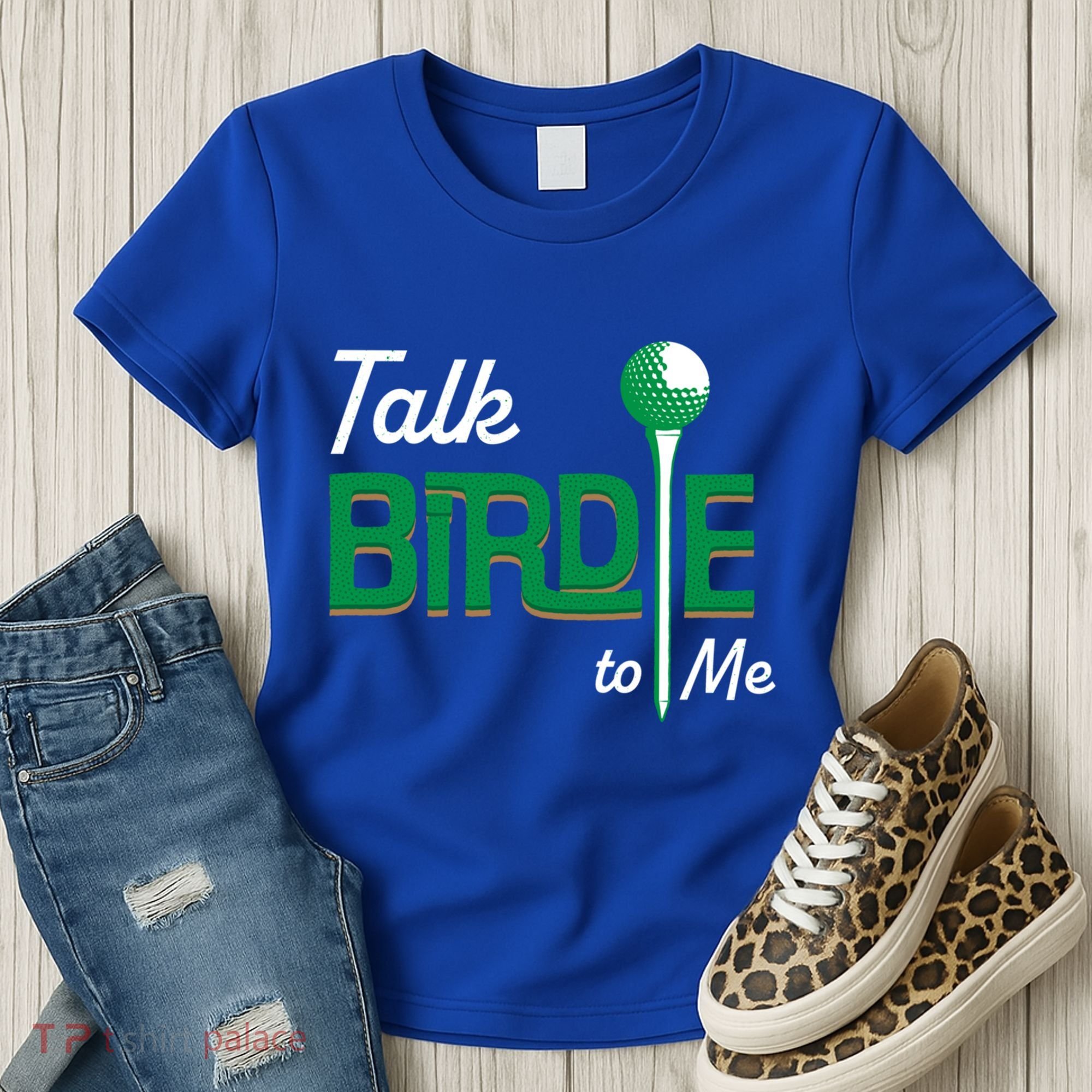 Funny Golf Gift Talk Birdie To Me Gift Women's T-Shirt