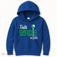 Funny Golf Gift Talk Birdie To Me Gift Kids Hoodie thumb 0