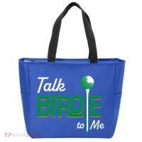 Funny Golf Gift Talk Birdie To Me Gift Tote Bag thumb 0