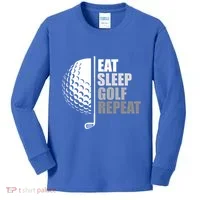 Funny Golfer Golf Gift Kids Long Sleeve Shirt thumb 0