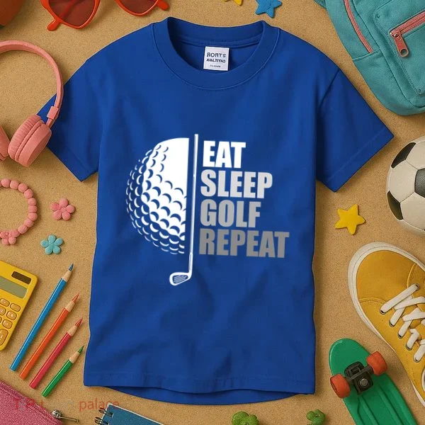 Funny Golfer Golf Gift Kids T-Shirt