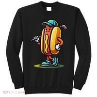 Funny Golf Hot Dog Sweatshirt thumb 0