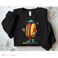 Funny Golf Hot Dog Sweatshirt thumb 2