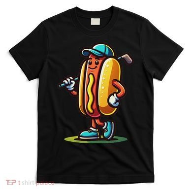 Funny Golf Hot Dog T-Shirt