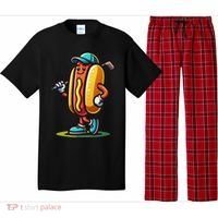 Funny Golf Hot Dog Pajama Set thumb 0