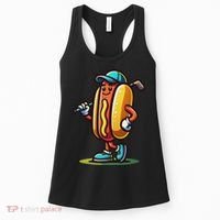Funny Golf Hot Dog Women's Tank Top thumb 0