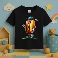 Funny Golf Hot Dog Toddler T-Shirt thumb 3