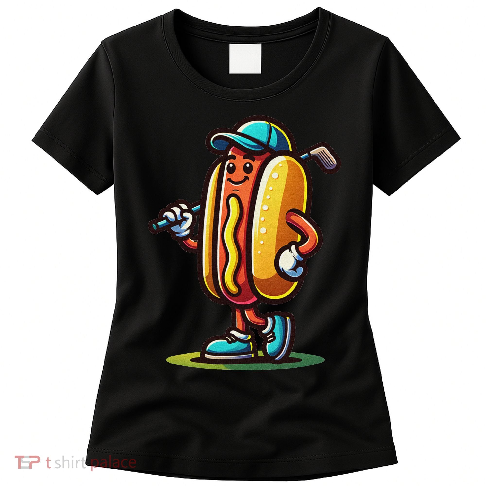 Funny Golf Hot Dog Women's T-Shirt