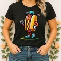 Funny Golf Hot Dog Women's T-Shirt thumb 2