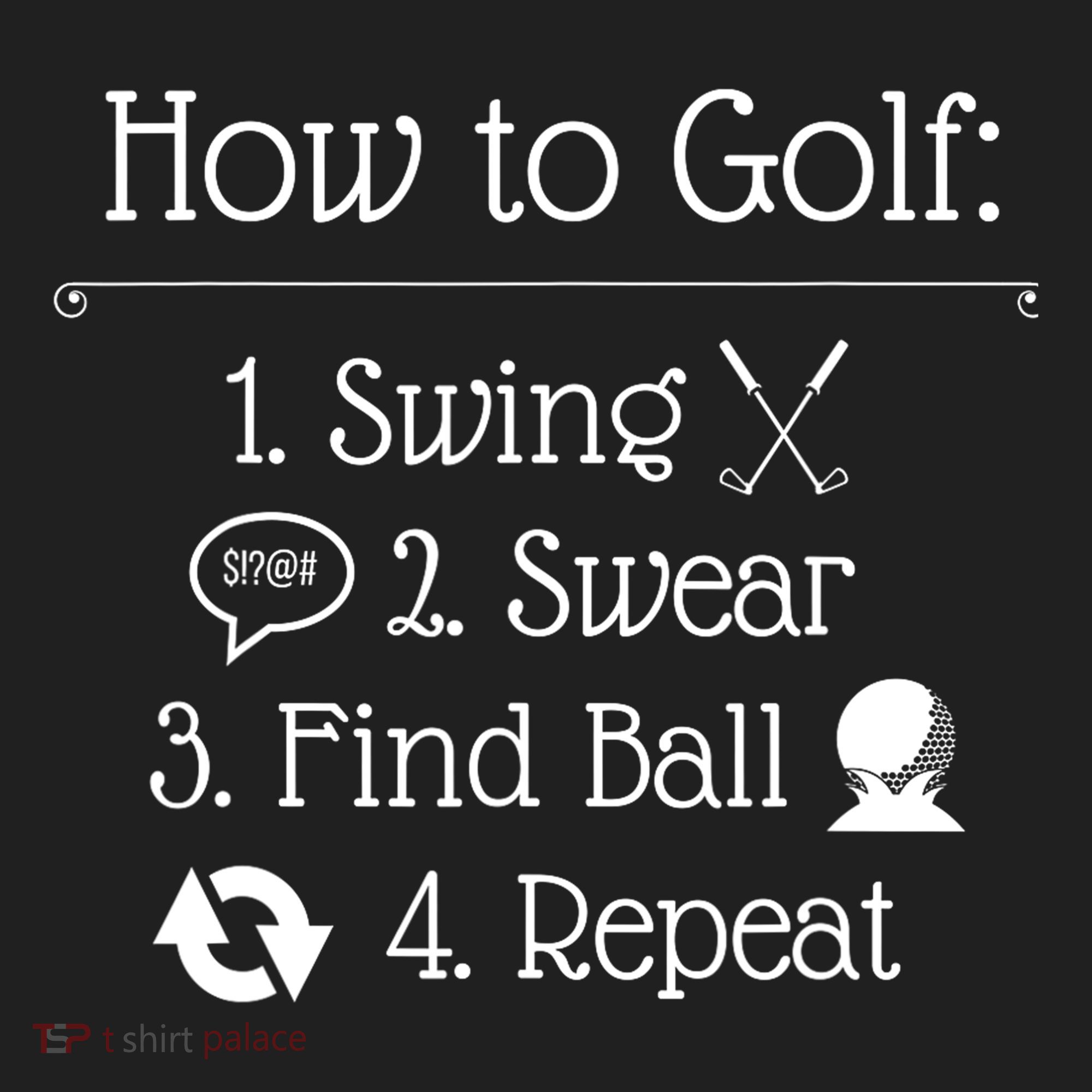 Funny Golfing How To Golf Funny Golf Sayings Gift Tumbler