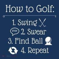 Funny Golfing How To Golf Funny Golf Sayings Gift Women's Hoodie thumb 2
