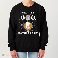 Feminism Gift Hex The Patriarchy Gift Feminist Witch Funny Gift Women's Sweatshirt thumb 0