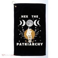 Feminism Gift Hex The Patriarchy Gift Feminist Witch Funny Gift Golf Towel thumb 0