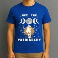Feminism Gift Hex The Patriarchy Gift Feminist Witch Funny Gift T-Shirt thumb 3