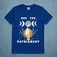 Feminism Gift Hex The Patriarchy Gift Feminist Witch Funny Gift T-Shirt thumb 5