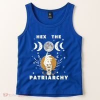 Feminism Gift Hex The Patriarchy Gift Feminist Witch Funny Gift Tank Top thumb 2