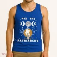 Feminism Gift Hex The Patriarchy Gift Feminist Witch Funny Gift Tank Top thumb 3