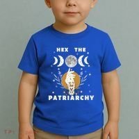 Feminism Gift Hex The Patriarchy Gift Feminist Witch Funny Gift Toddler T-Shirt thumb 2