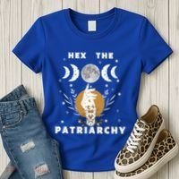 Feminism Gift Hex The Patriarchy Gift Feminist Witch Funny Gift Women's T-Shirt thumb 3