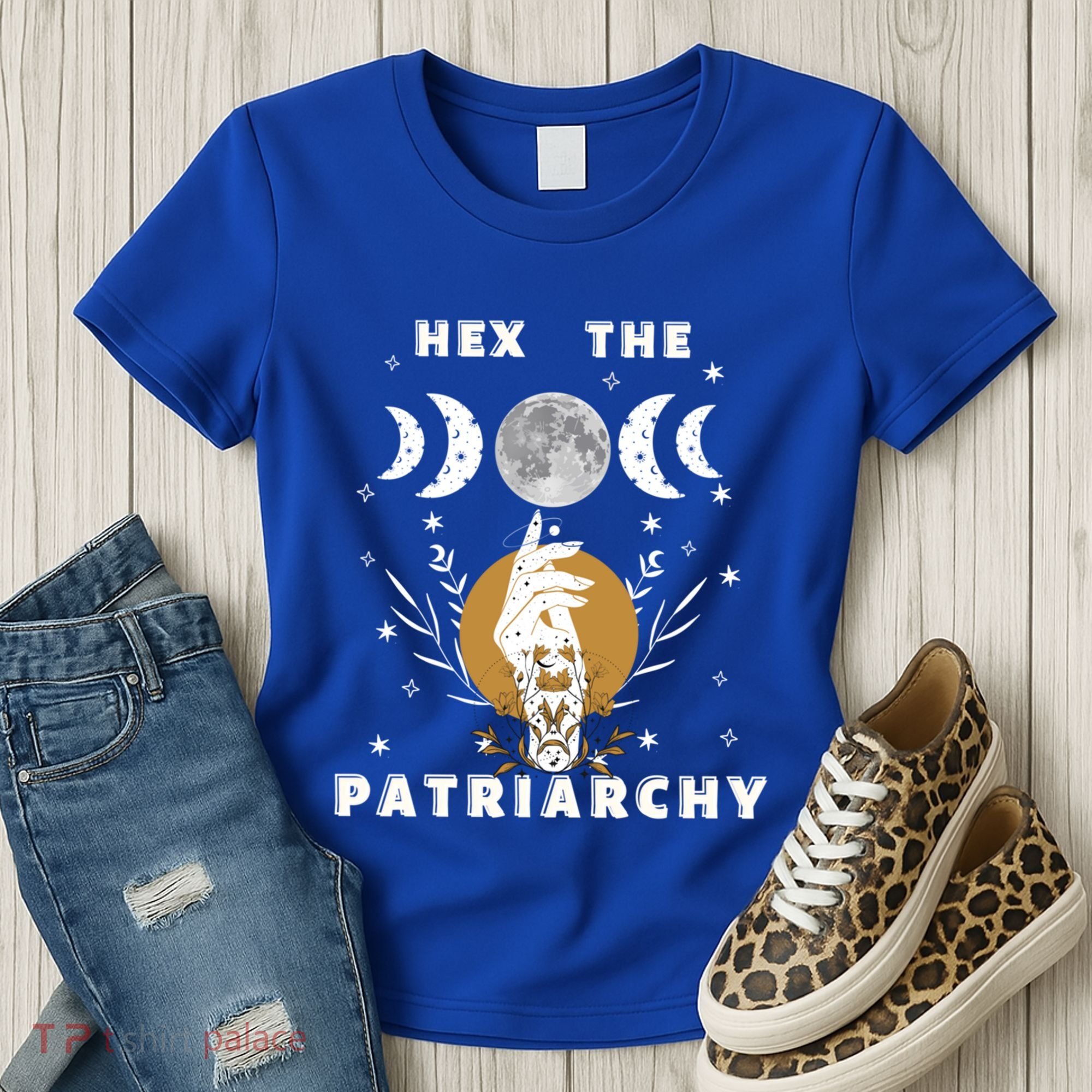 Feminism Gift Hex The Patriarchy Gift Feminist Witch Funny Gift Women's T-Shirt