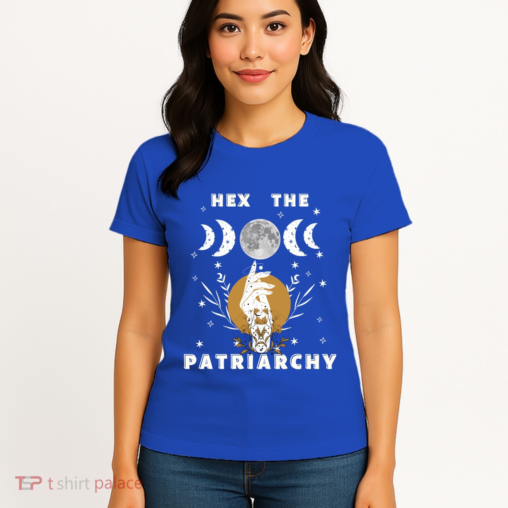 Feminism Gift Hex The Patriarchy Gift Feminist Witch Funny Gift Women's T-Shirt