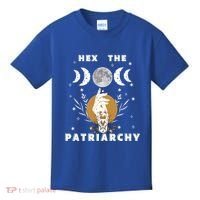 Feminism Gift Hex The Patriarchy Gift Feminist Witch Funny Gift Kids T-Shirt thumb 0