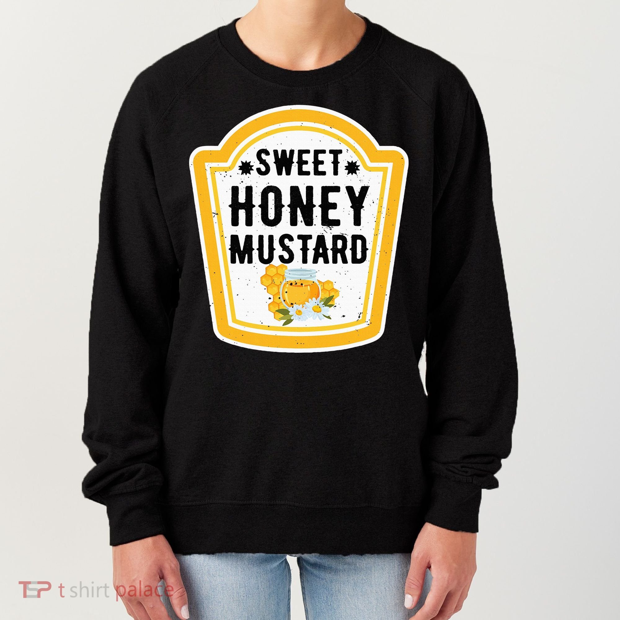 Funny Group Halloween Costume Sweet Honey Mustard Condiment Women's Sweatshirt