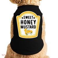 Funny Group Halloween Costume Sweet Honey Mustard Condiment Doggie Tank thumb 0