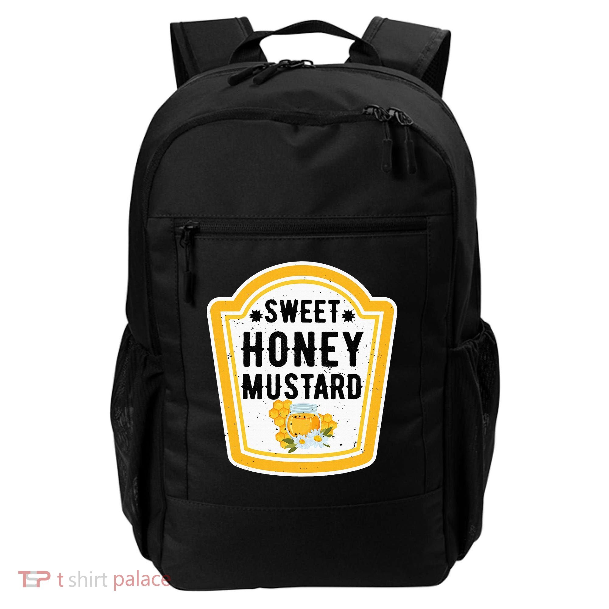Funny Group Halloween Costume Sweet Honey Mustard Condiment Backpack