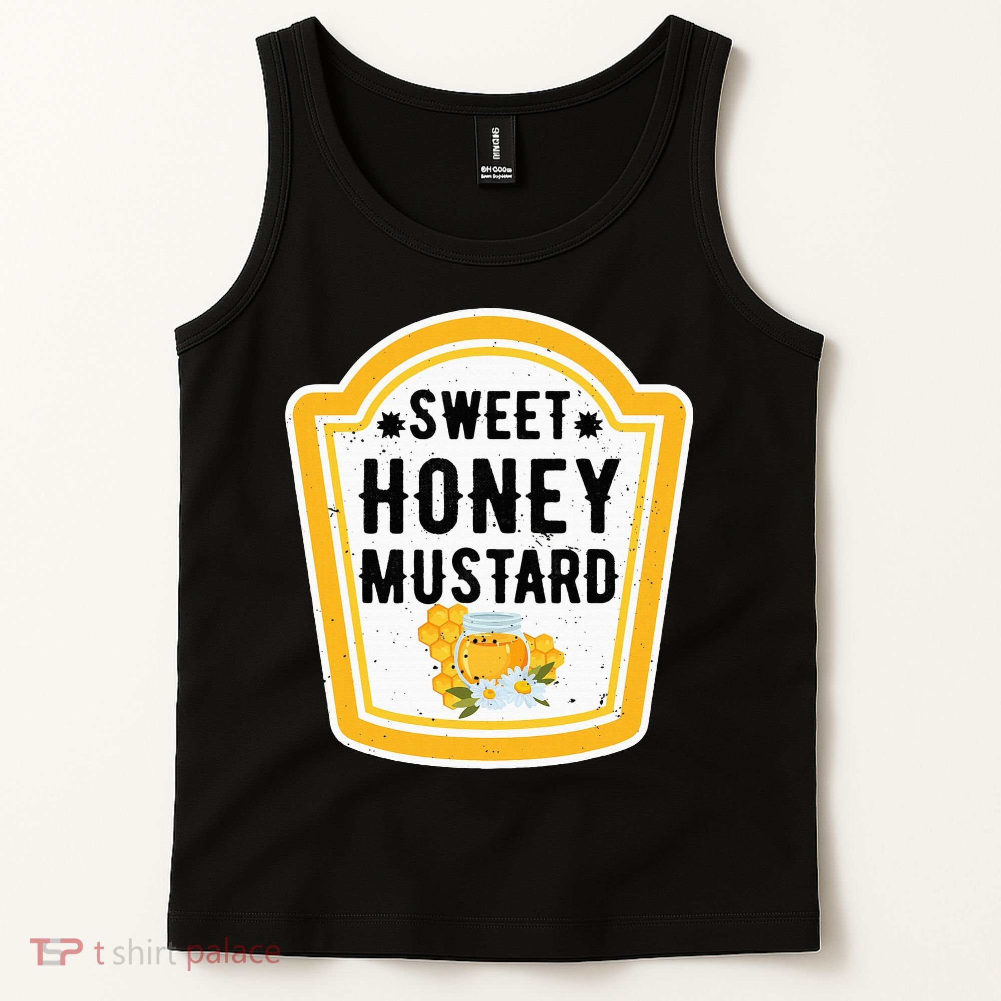 Funny Group Halloween Costume Sweet Honey Mustard Condiment Tank Top