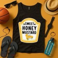 Funny Group Halloween Costume Sweet Honey Mustard Condiment Tank Top thumb 4