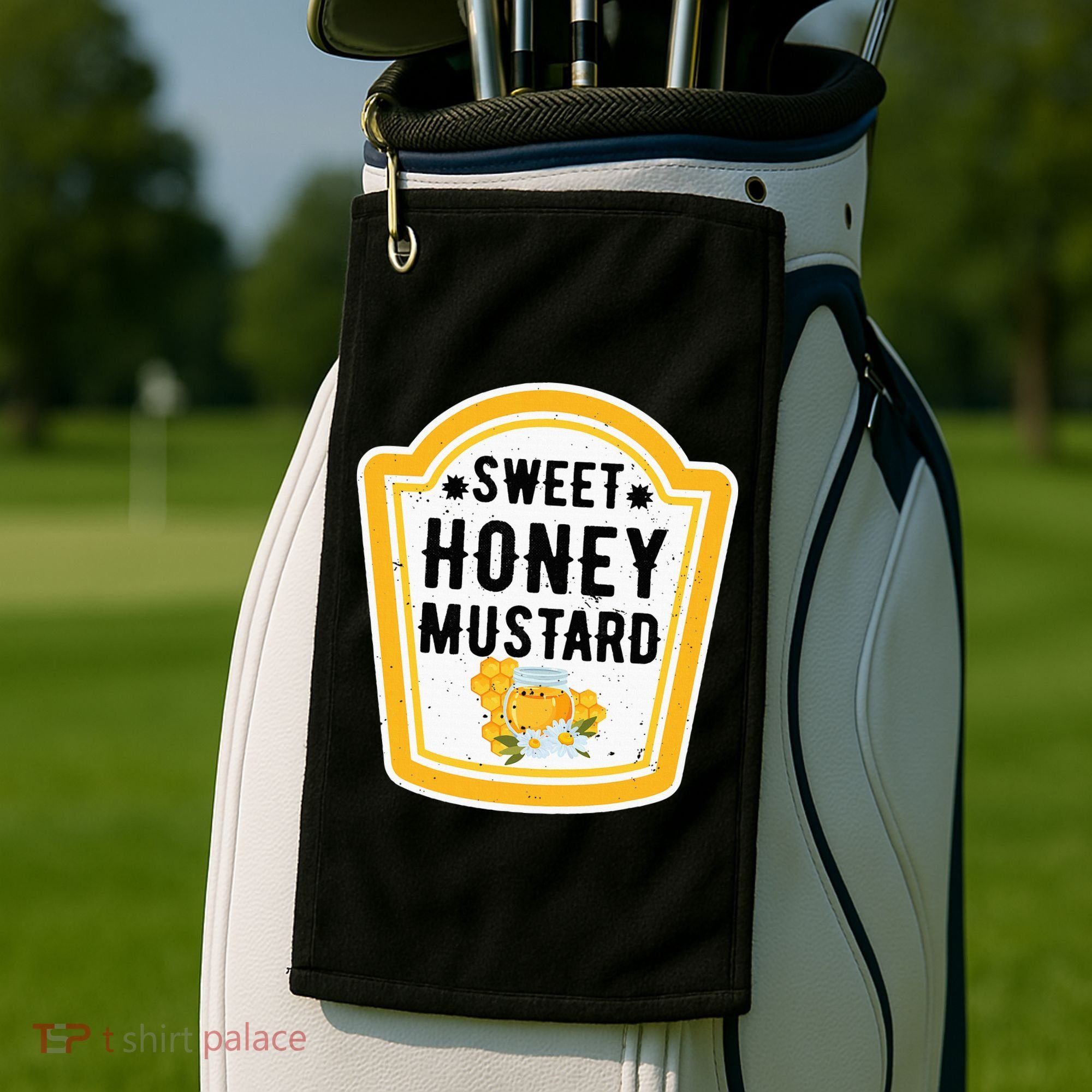 Funny Group Halloween Costume Sweet Honey Mustard Condiment Golf Towel