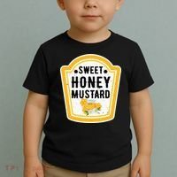 Funny Group Halloween Costume Sweet Honey Mustard Condiment Toddler T-Shirt thumb 2