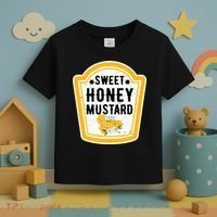 Funny Group Halloween Costume Sweet Honey Mustard Condiment Toddler T-Shirt thumb 3