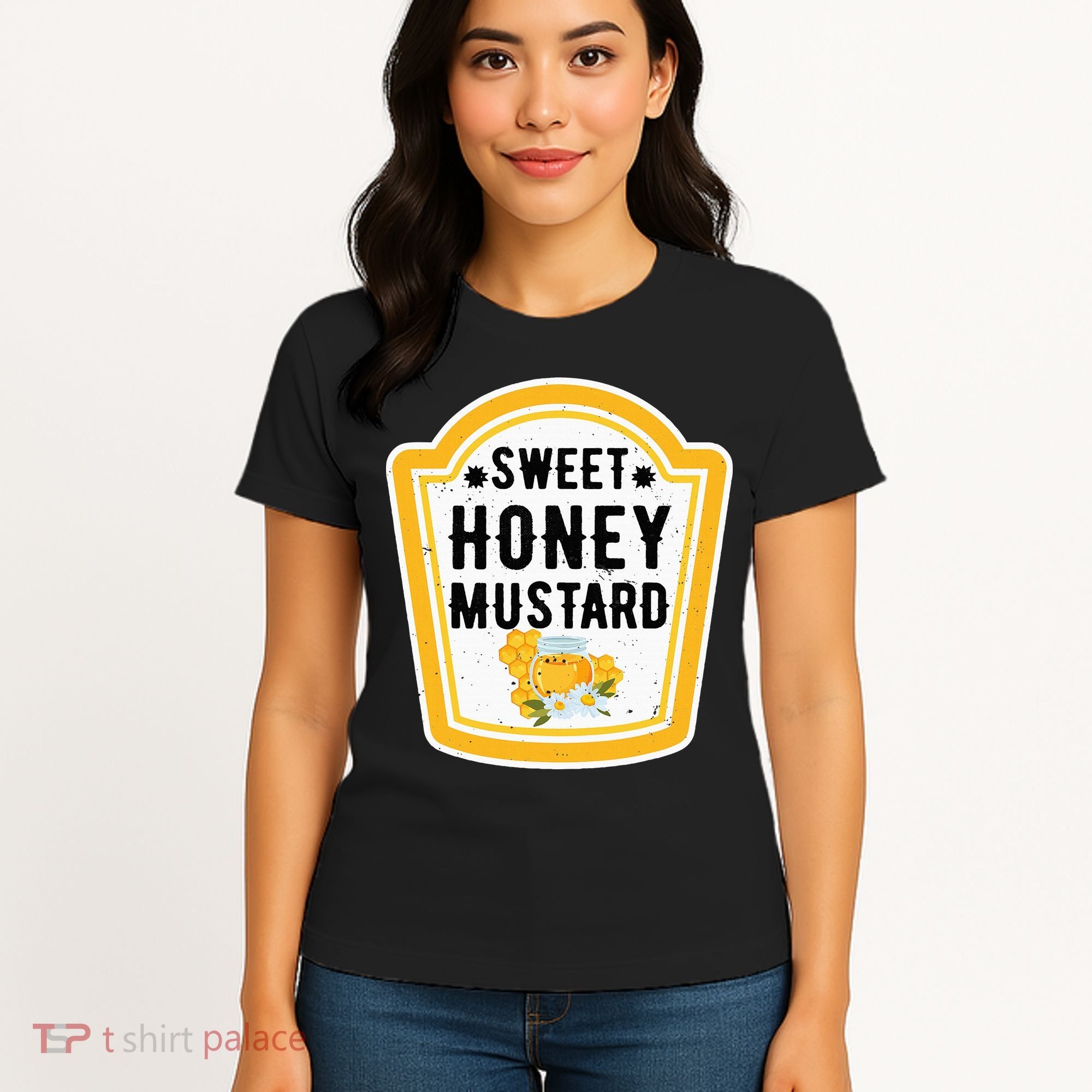 Funny Group Halloween Costume Sweet Honey Mustard Condiment Women's T-Shirt