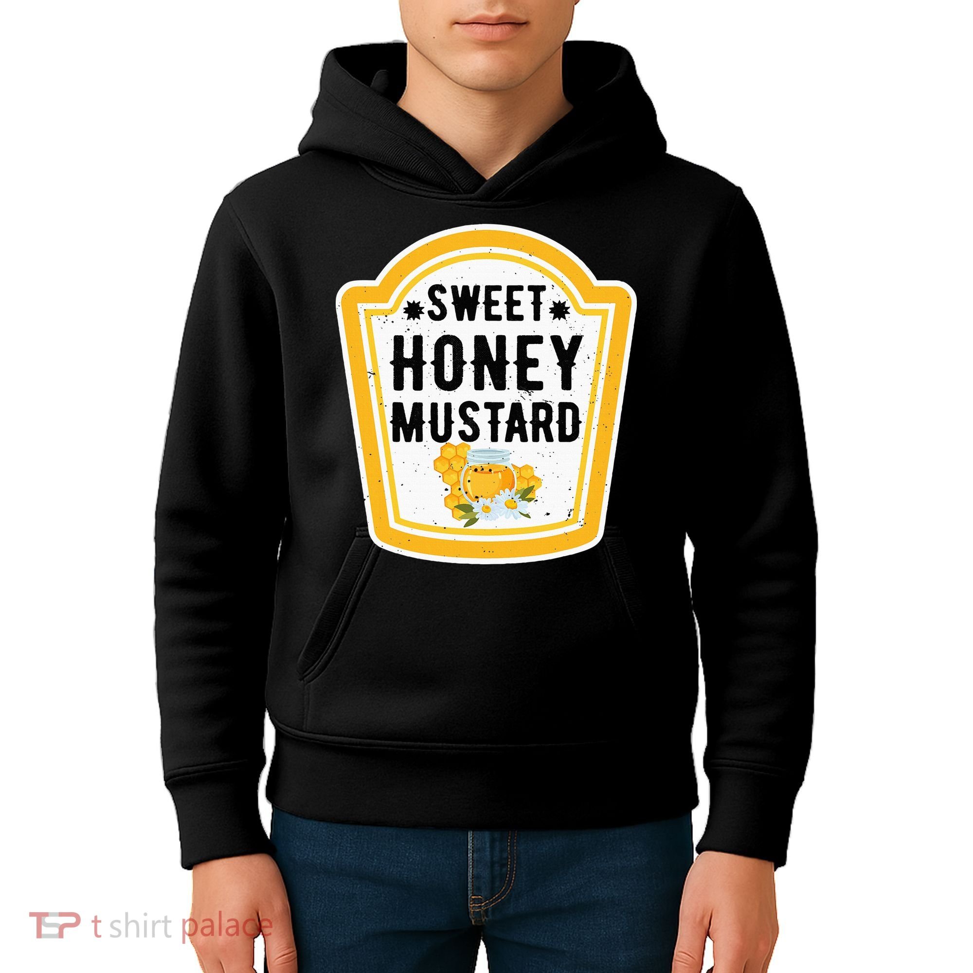 Funny Group Halloween Costume Sweet Honey Mustard Condiment Kids Hoodie