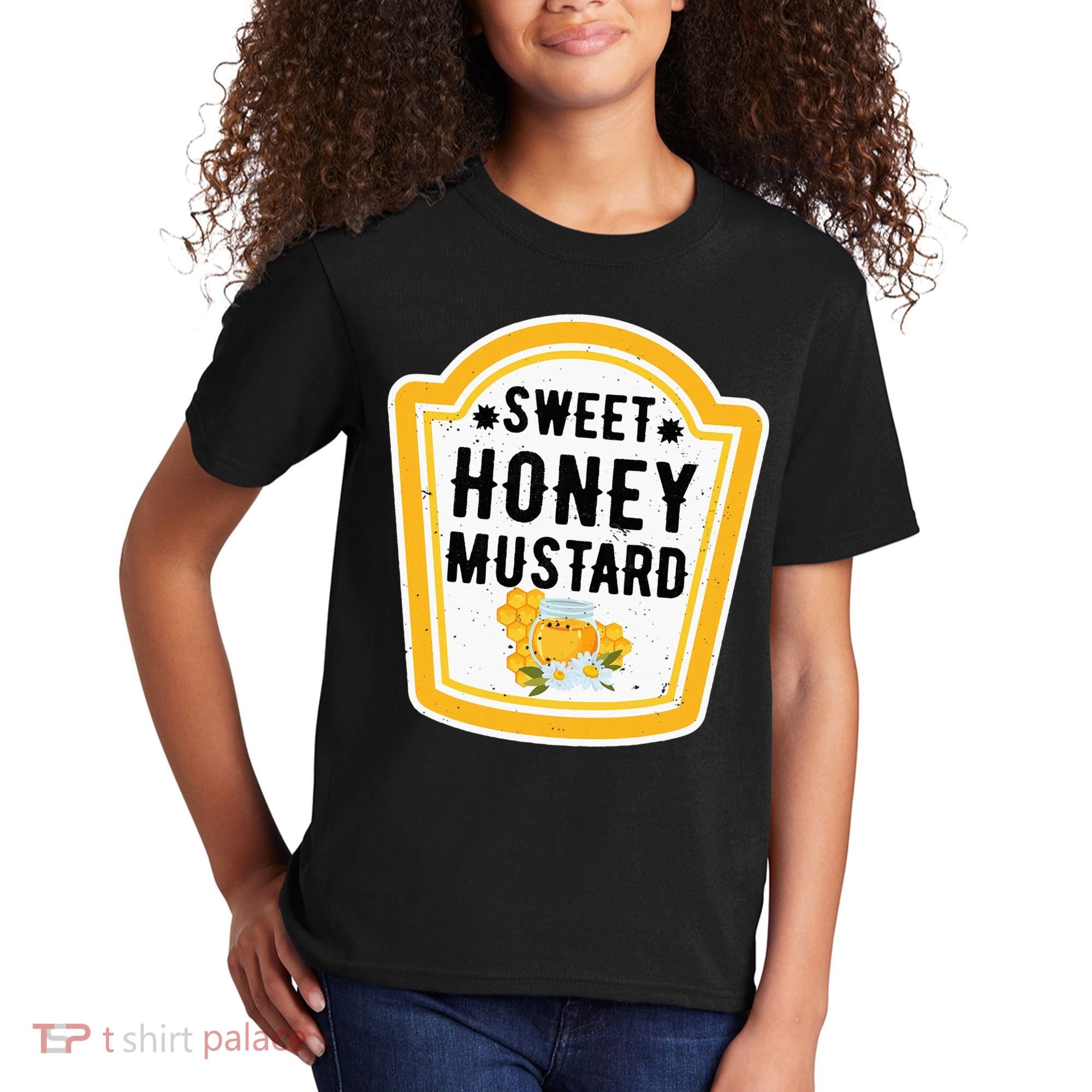 Funny Group Halloween Costume Sweet Honey Mustard Condiment Kids T-Shirt