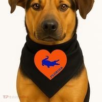 Florida Gator Hear PIllow Bag USA-Made Doggie Bandana thumb 1