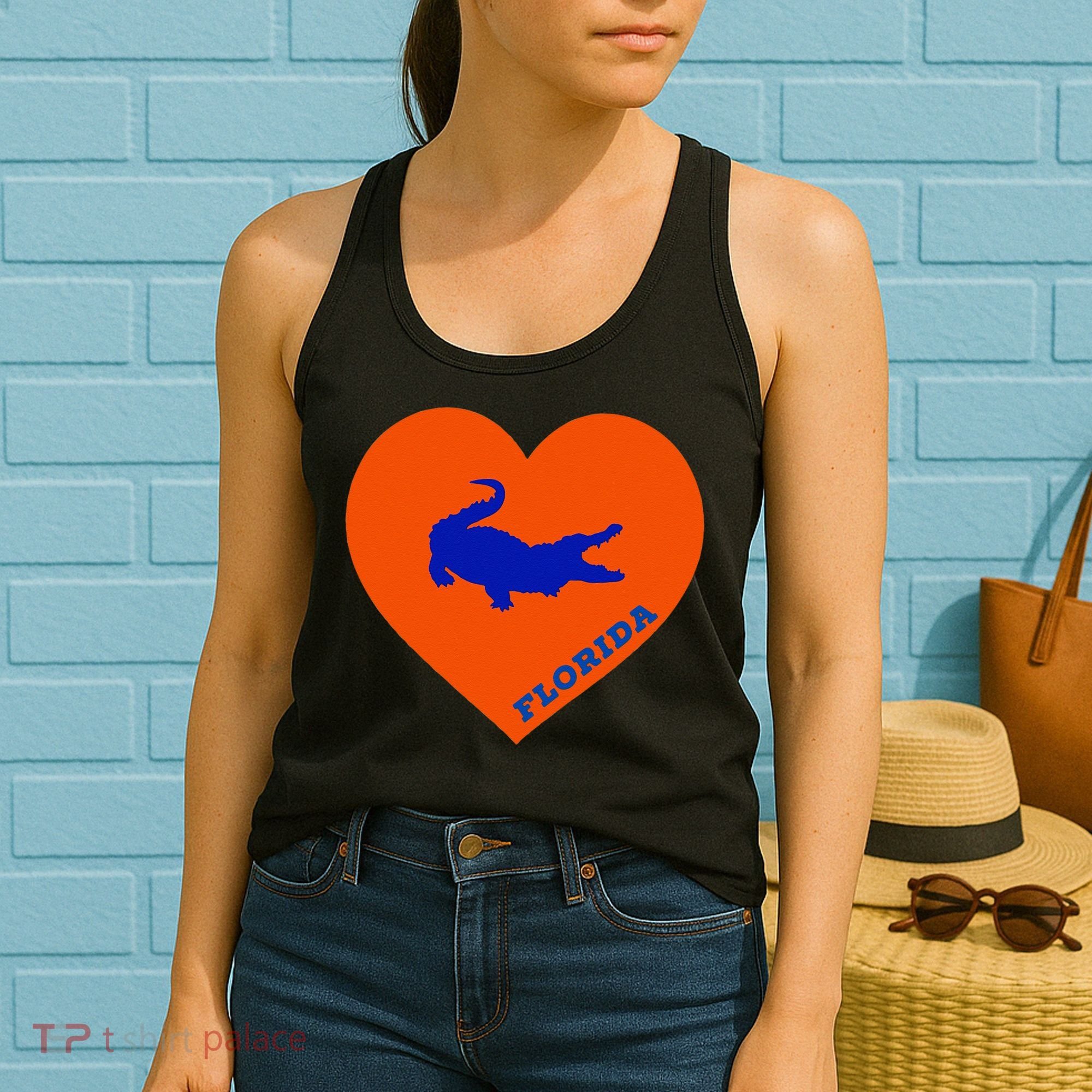 Florida Gator Hear PIllow Bag Women's Tank Top