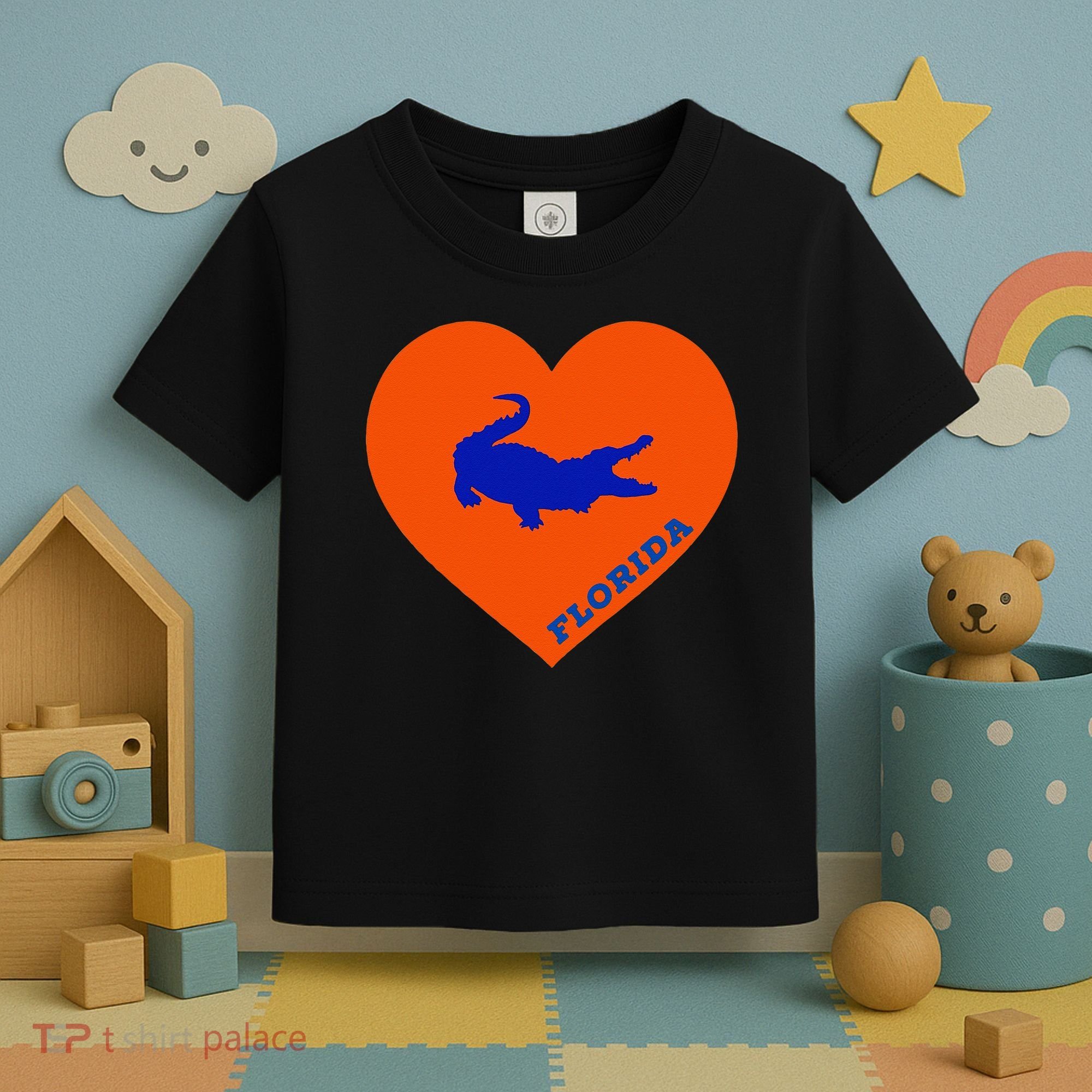 Florida Gator Hear PIllow Bag Toddler T-Shirt