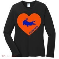 Florida Gator Hear PIllow Bag Women's Long Sleeve Shirt thumb 0
