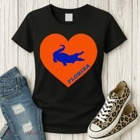 Florida Gator Hear PIllow Bag Women's T-Shirt thumb 3