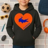 Florida Gator Hear PIllow Bag Kids Hoodie thumb 2