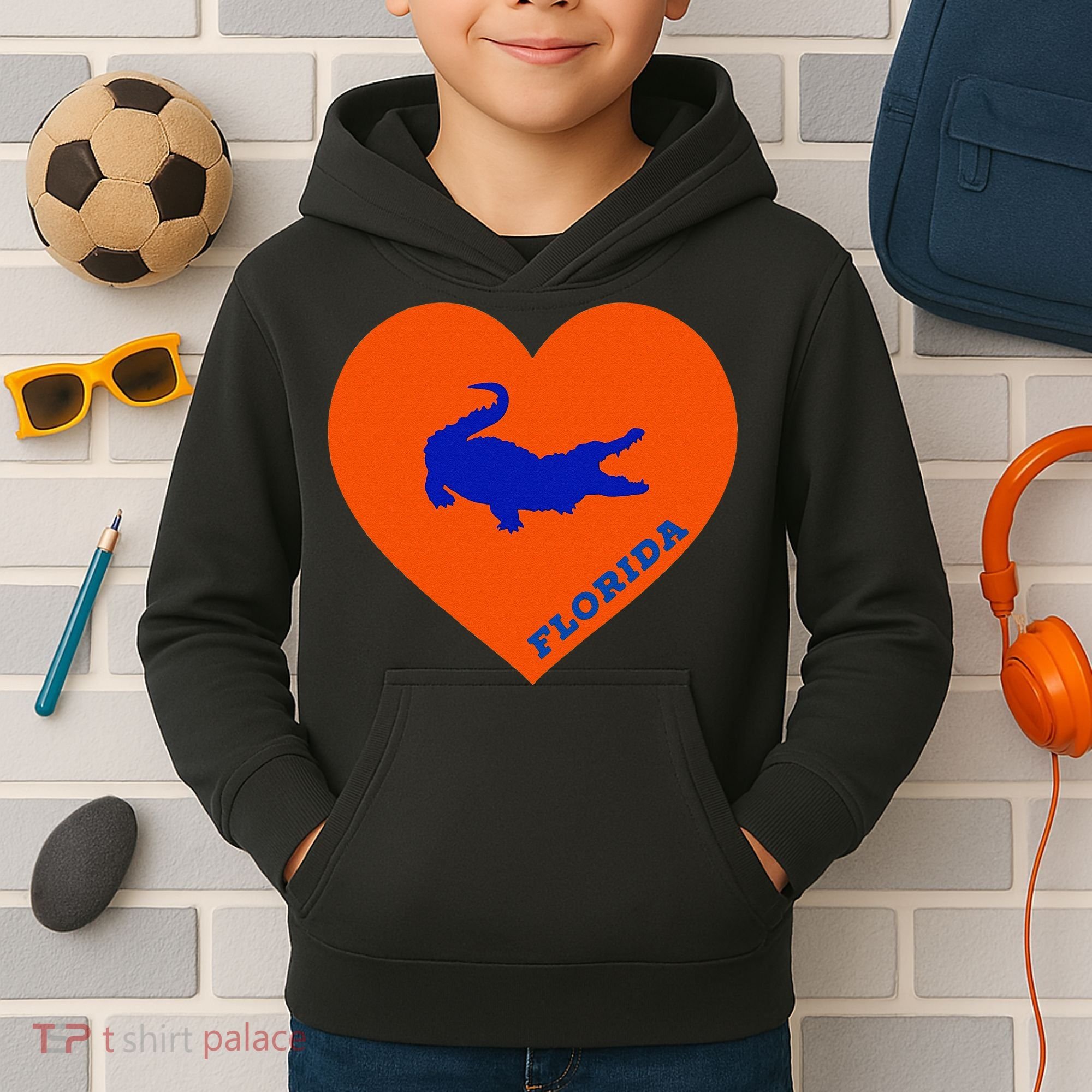 Florida Gator Hear PIllow Bag Kids Hoodie