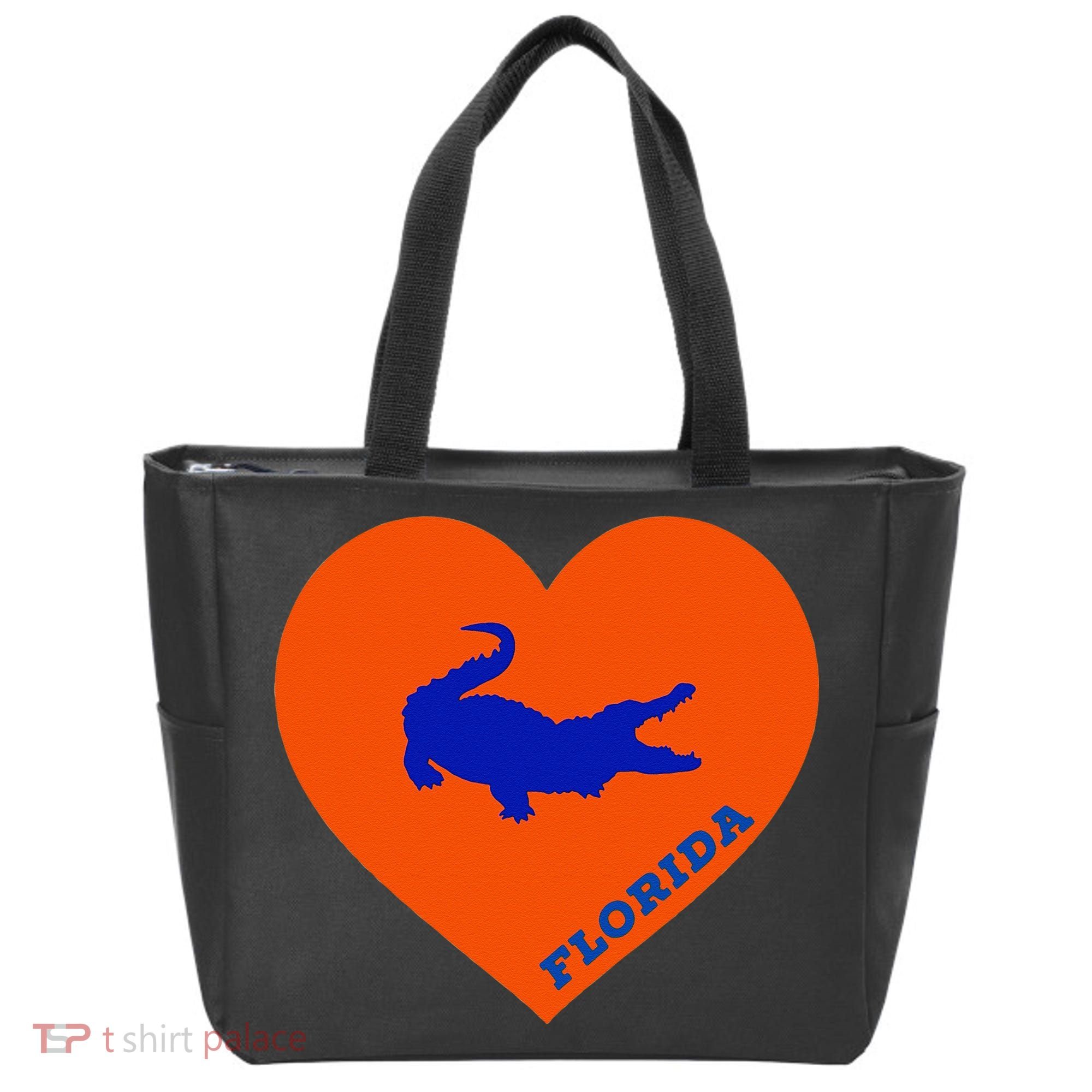 Florida Gator Hear PIllow Bag Tote Bag