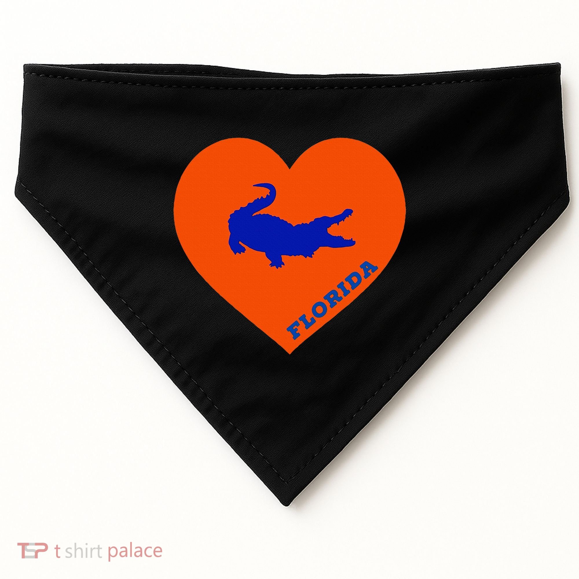 Florida Gator Heart Pillow Bag USA-Made Doggie Bandana