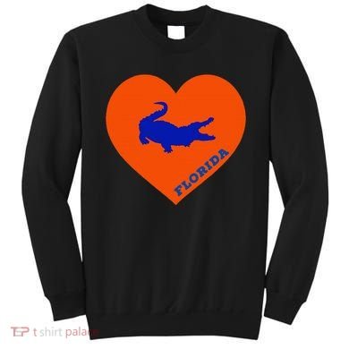 Florida Gator Heart Pillow Bag Sweatshirt